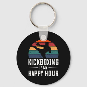 Chaveiro Kickboxing É Minha Hora Feliz Kick Boxing Engraçad