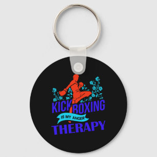 Chaveiro Kickboxing É Minha Terapia de Raiva Luta de Artes 