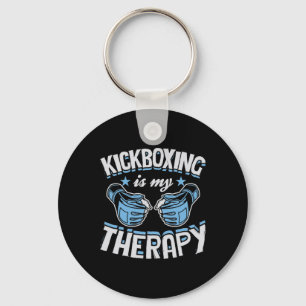 Chaveiro Kickboxing É Minha Terapia Engraçado Boxe Caratê M