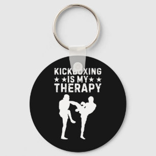 Chaveiro Kickboxing Engraçado Para Homens Mulheres Treino D