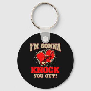 Chaveiro Kickboxing Eu Vou Te Nocautear! Kickbox Kickbo