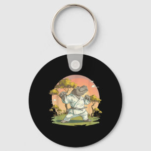 Chaveiro Kickboxing Hippo Taekwondo Karate MMA Engraçado