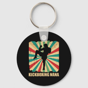 Chaveiro Kickboxing Retro Vovó Nana de Kickboxer de Artes M