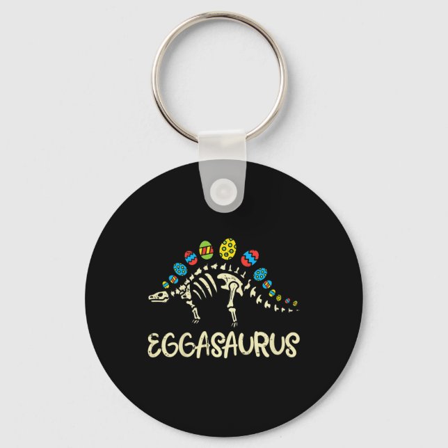 Chaveiro Kids Eggasaurus Easter Stegosaurus Dinosaur Boys K (Frente)