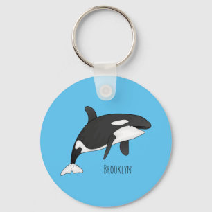 Chaveiro Killer whale cartoon illustration