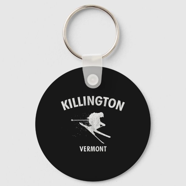 Chaveiro Killington Skiing Tee Vermont Ski (Frente)
