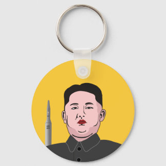 Chaveiro Kim Jong-un e míssil nuclear