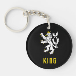 Chaveiro King Lion Crest Keychain