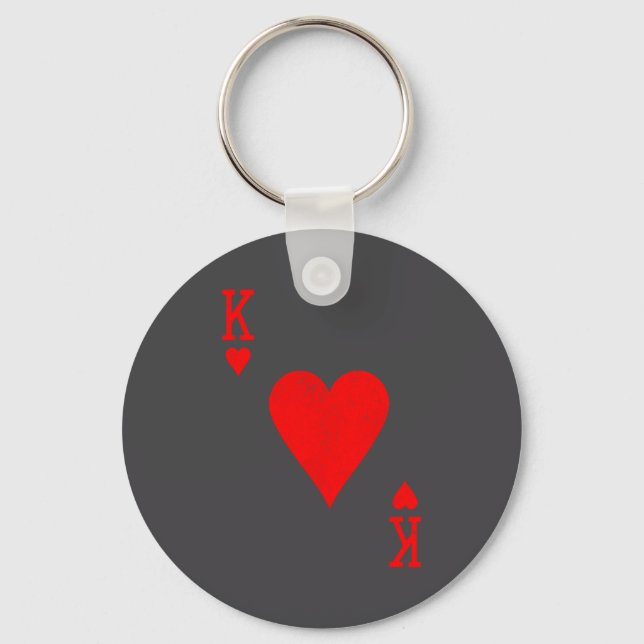 Chaveiro King Of Hearts Matching Couple Saint Valentine's D (Frente)