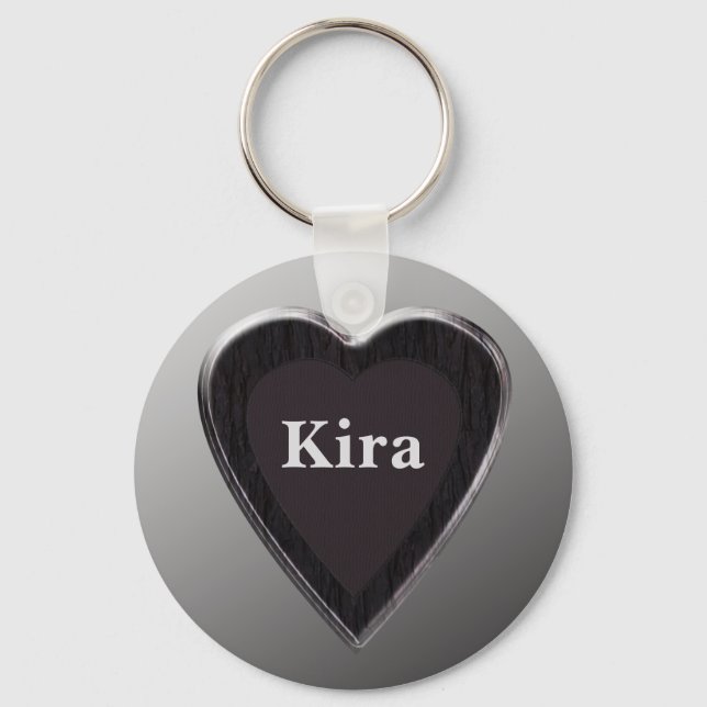 Chaveiro Kira Heart Keychain por 369MyName (Frente)