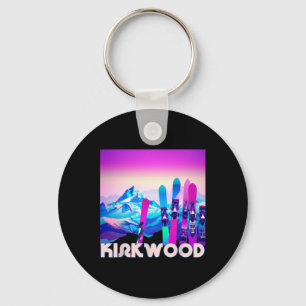 Chaveiro Kirkwood Ski - Esqui e Snowboard ao Estilo Retro d