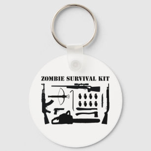 Chaveiro Kit de sobrevivência do zombi