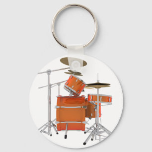 Chaveiro Kit do tambor laranja: