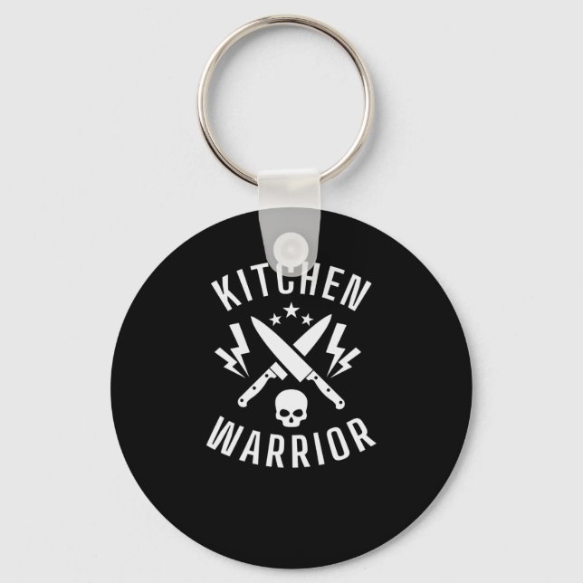 Chaveiro Kitchen Warrior Kochen Essen Küche Koch (Frente)