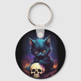 Chaveiro Kitten Skull Horror