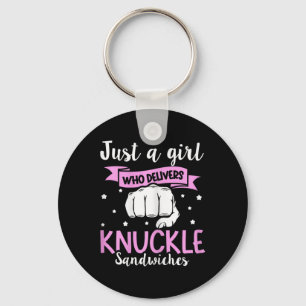 Chaveiro Knuckle Sandwich Cita Por Uma Garota De Sanduíche