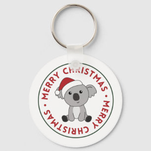 Chaveiro Koala Christmas Snow Winter Animais Koalas Keychai