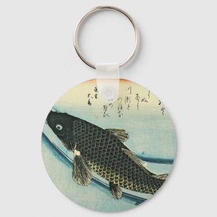 Chaveiro Koi (Carp) - Impressão de Peixe Japonês de Hiroshi