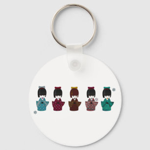 Chaveiro kokeshi