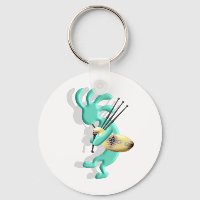 Chaveiro Kokopelli Bagpipe (Frente)