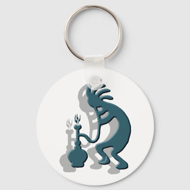 Chaveiro Kokopelli Bong (Frente)