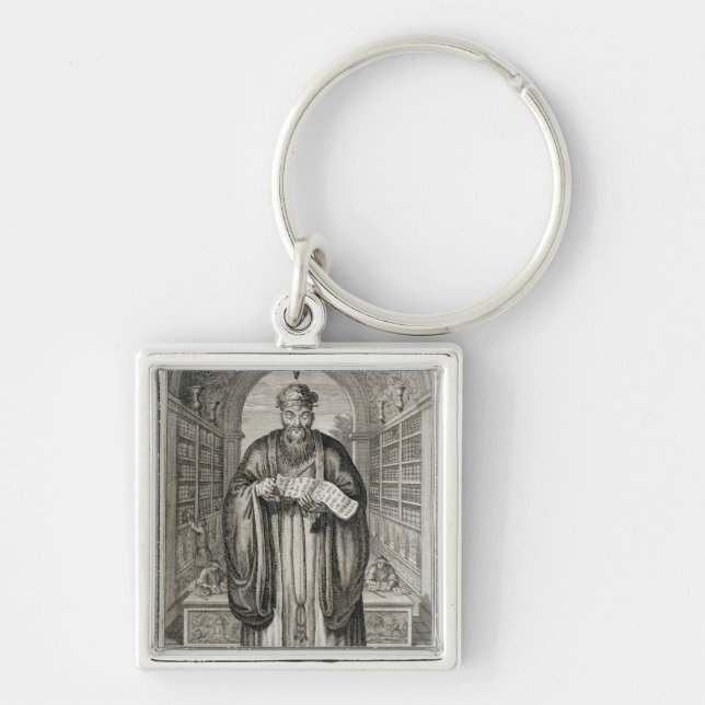 Chaveiro Kong-Fu-Tse, ou Confucius, a phi a mais comemorada (Frente)