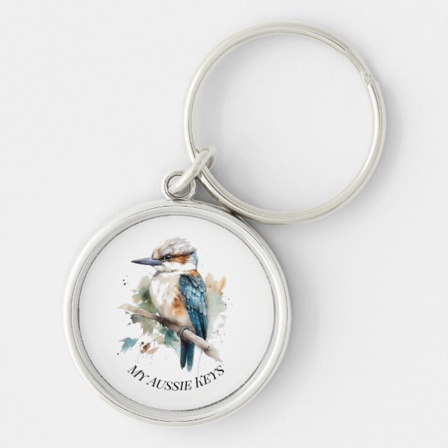 Chaveiro Kookaburra True Blue, personalizado (Frente)