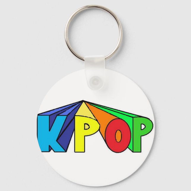 Chaveiro KPOP 3D colorido (Frente)