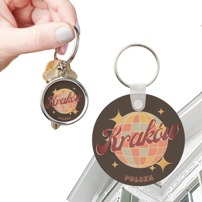 Chaveiro Kraków Krakow City Polônia Retro Vintage (Criador carregado)