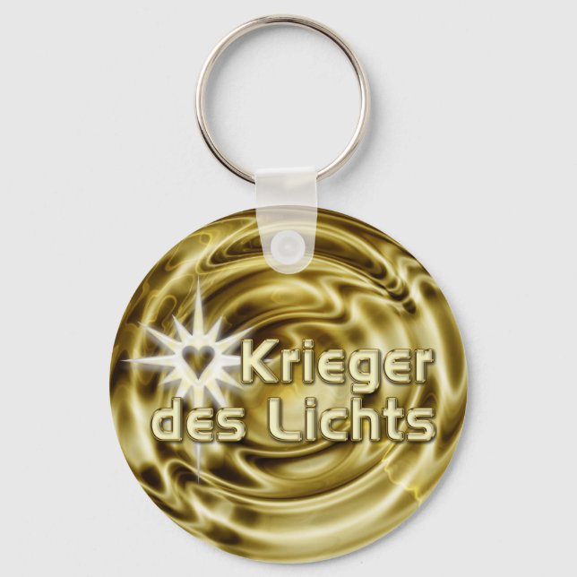 Chaveiro KRIEGER DES LICHTS | Ondas de ouro (Frente)