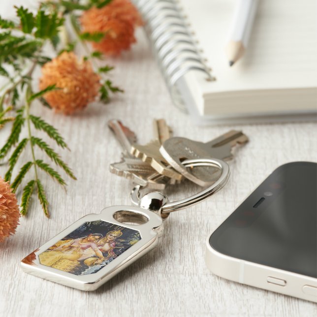 Chaveiro KRISHNA - Deidade hindu - (Lateral)