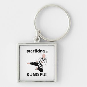 Chaveiro Kung Fu Praticando Kung Fu