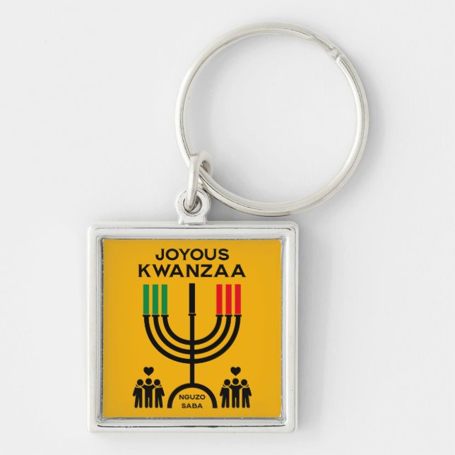 Chaveiro Kwanzaa Alegre (Frente)