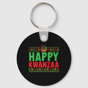 Chaveiro Kwanzaa - Happy Kwanzaa