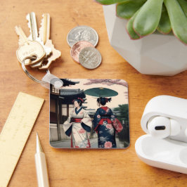 Chaveiro Kyoto Kimono Spring Walk Keychain