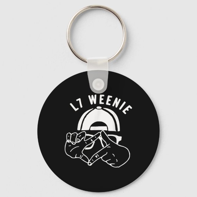 Chaveiro L7 Weenie Baseball Softball Roupa (Frente)