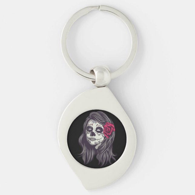 Chaveiro La Catrina - Dia De Los Muertos (Frente)