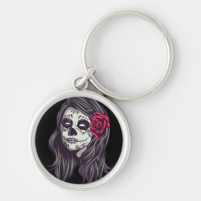 Chaveiro La Catrina - Dia De Los Muertos (Frente)
