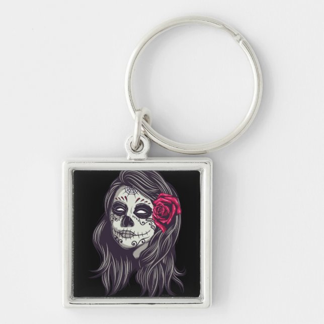 Chaveiro La Catrina - Dia De Los Muertos (Frente)