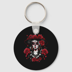 Chaveiro La Catrina Women Dia De Los Muertos Latina Cinco D