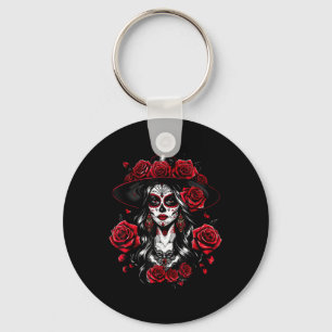 Chaveiro La Catrina Women Dia De Los Muertos Latina Cinco D