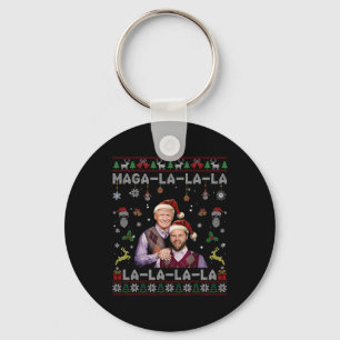 Chaveiro La La Donald Trump Potus 47 Ugly Christmas Swea