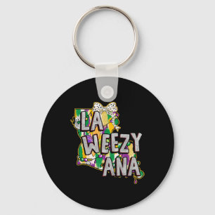 Chaveiro La Weezy Ana Mardi Gras Louisiana Fat Terças Lou