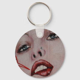 Chaveiro Lábios vermelhos