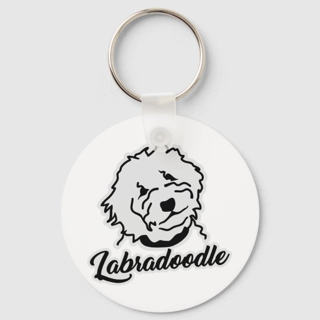 Chaveiro Labradoodle (Frente)