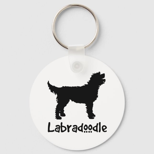 Chaveiro Labradoodle com texto Legal (Frente)