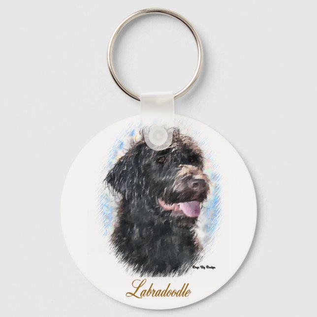 Chaveiro Labradoodle Gifts (Frente)