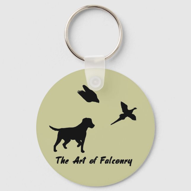 Chaveiro Labrador e Falconry (Frente)