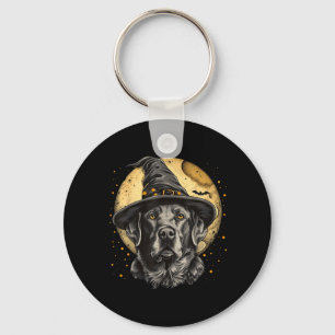 Chaveiro Labrador Halloween Engraçado Cachorro Preto Lab Mo