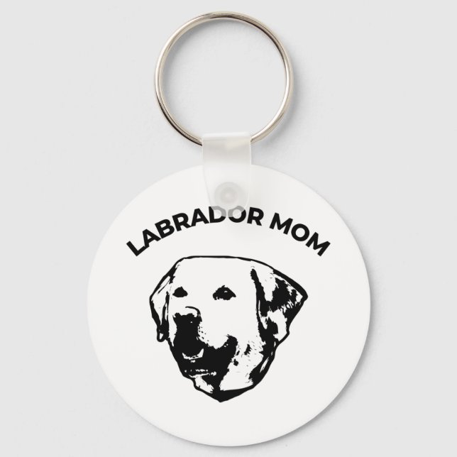 Chaveiro Labrador Mãe (Frente)